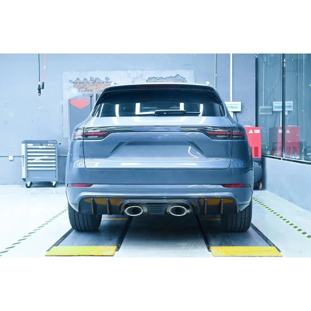 New  for 9Y0 E3 9YA 2018-2024 up GT Style Dry Carbon Fiber Rear Diffuser Rear Lip Bumper Exhaust Tips